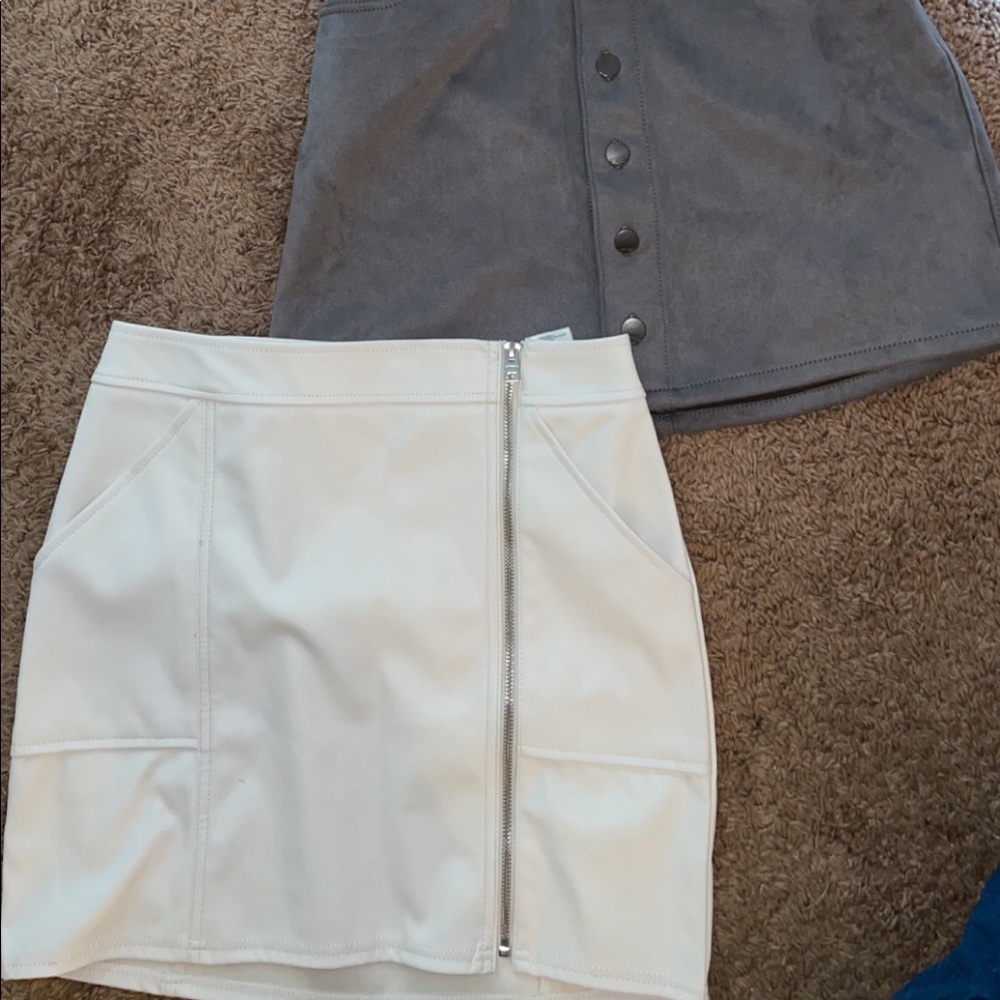 2 Express Mini Skirts lot Size 6 Brand new